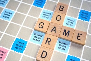 Tiles on board with Scrabble Cheat